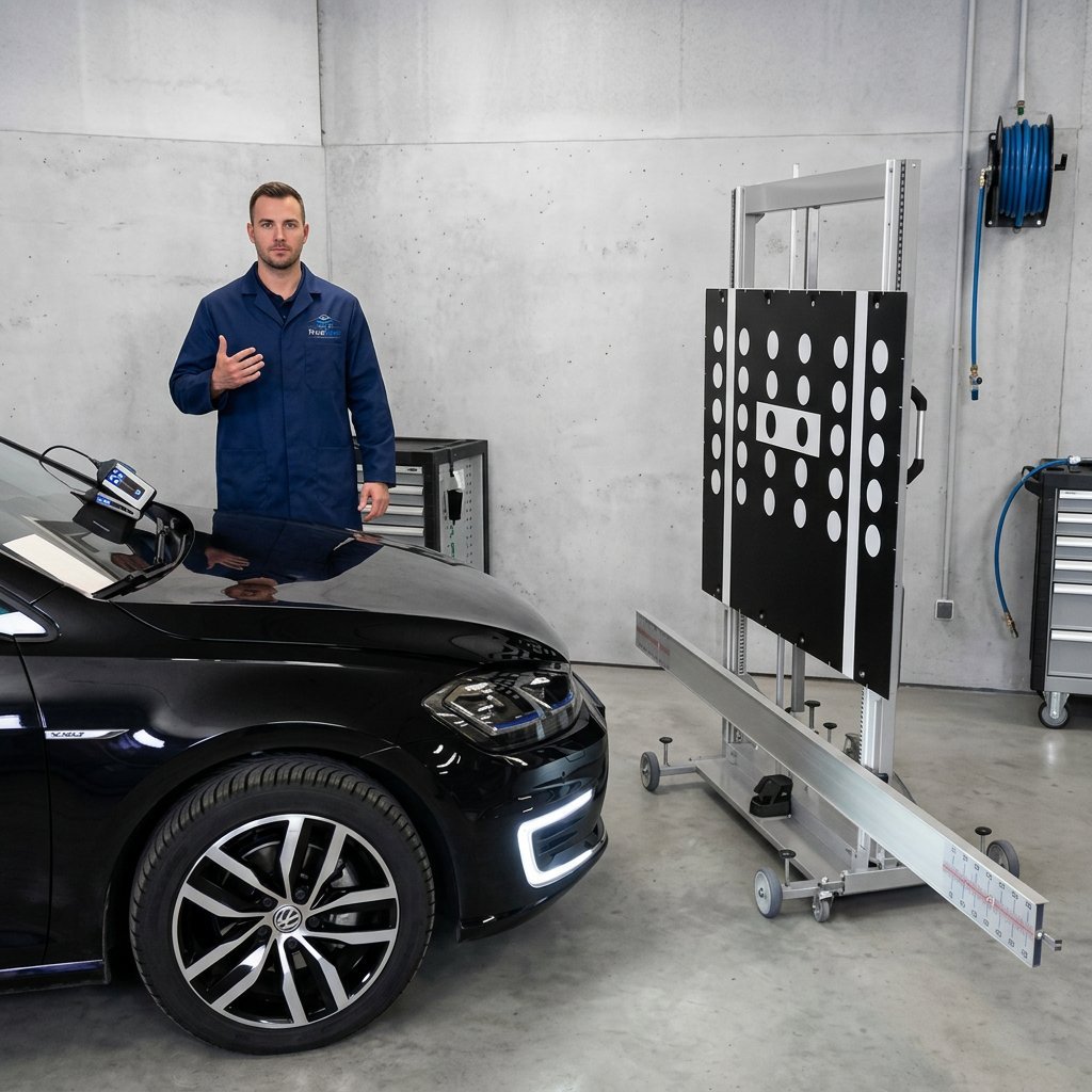 Static ADAS target calibration setup